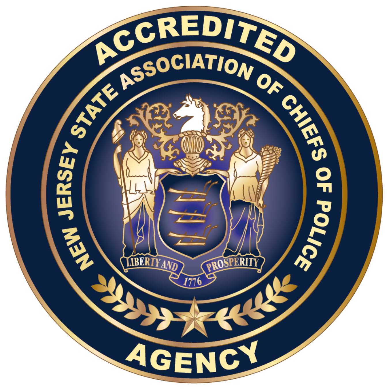 New Jersey State Association of Chiefs of Police Accreditation Badge